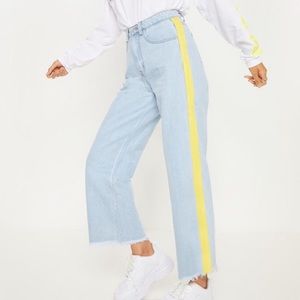 Pretty little thing cropped jeans NEVER WORN